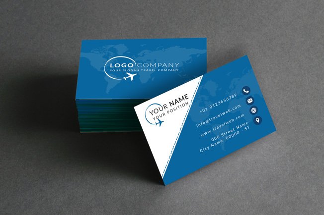 Travel business card