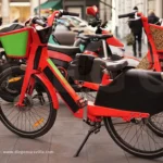 Rent orange bikes rome shared bike city