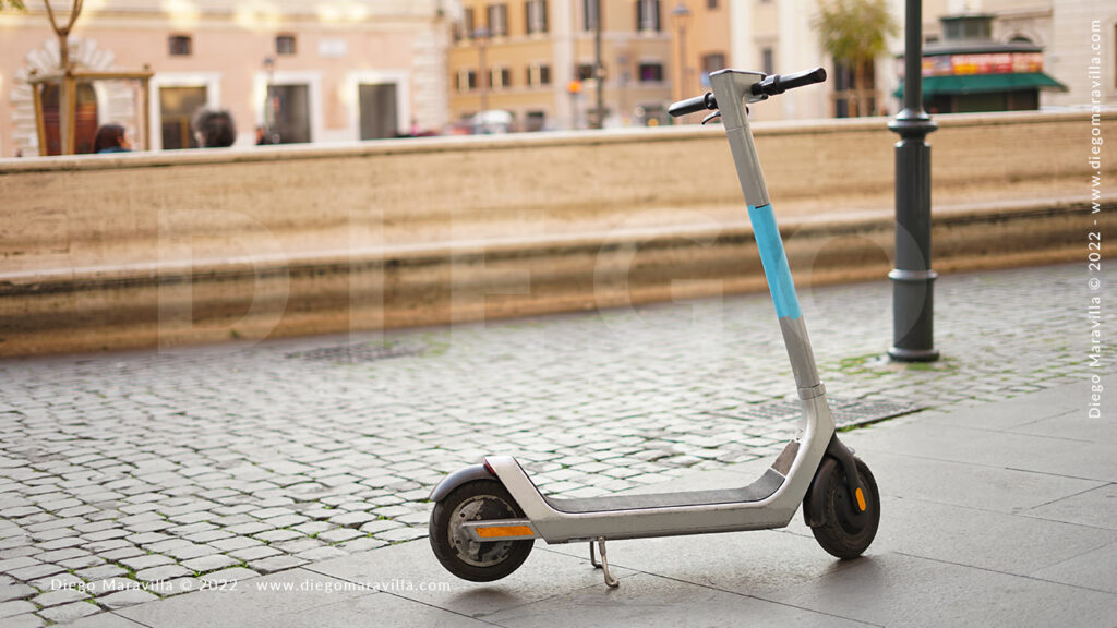 electric scooter european city