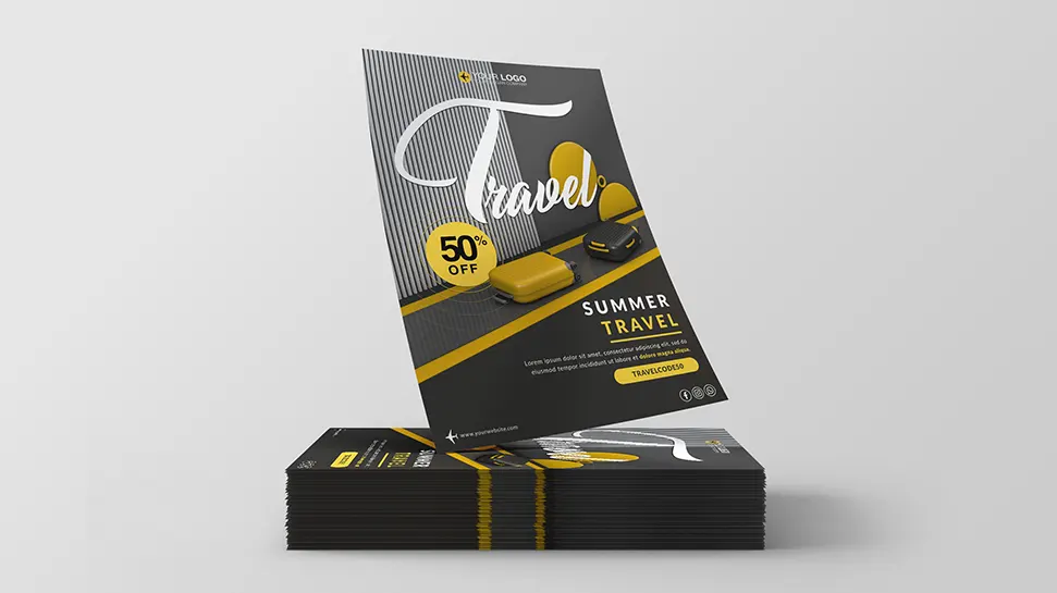 Travel flyer - PSD Template