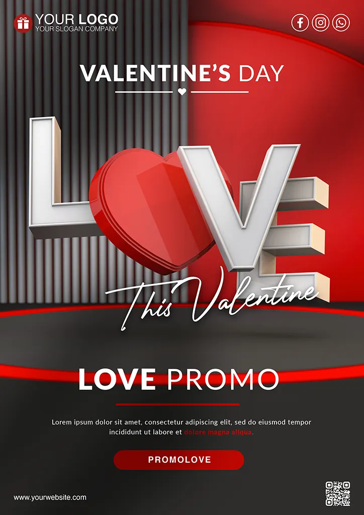 Love promo flyer