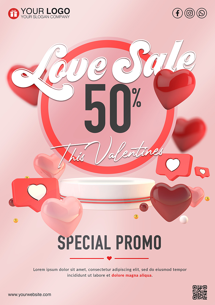 Love sale flyer