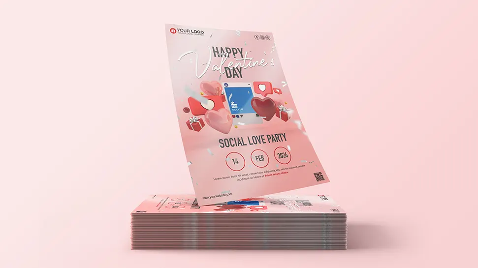 Social love party flyer