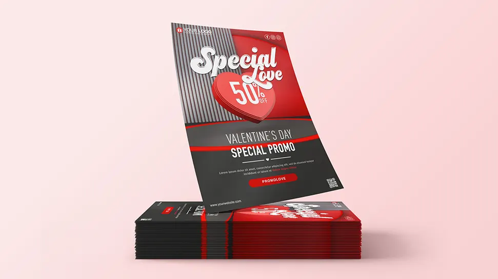 Special love valentines day promo template