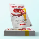 Travel promo flyer special days for travel agency