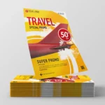 Travel special promo flyer template