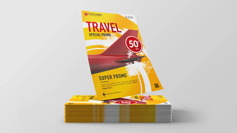Travel special promo flyer template