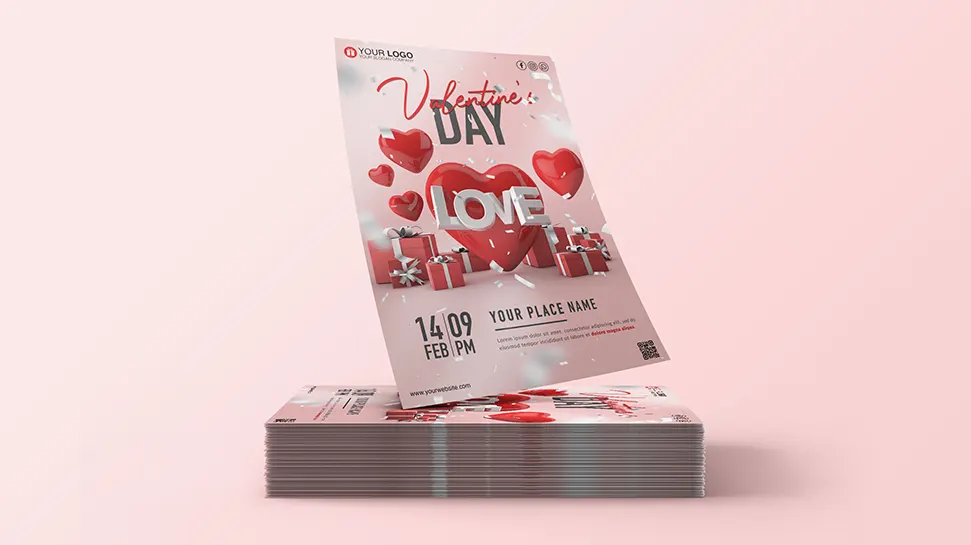 Valentines day party flyer